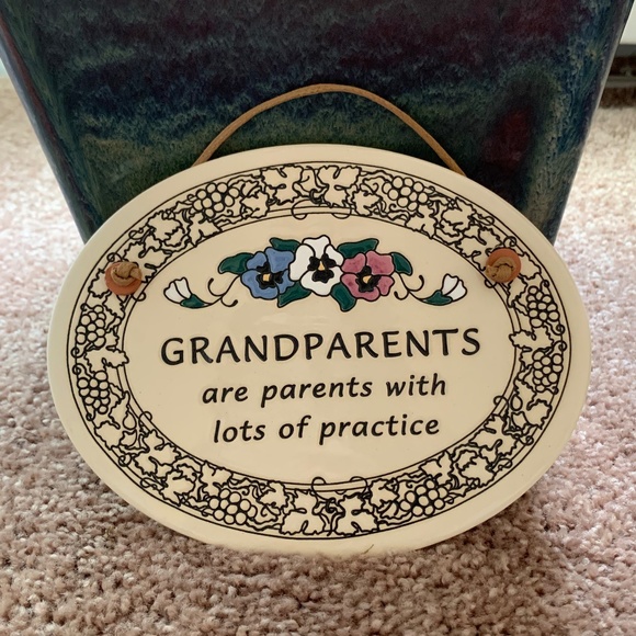 Trinity Pottery Oval Grandparents Plaque - Picture 1 of 5